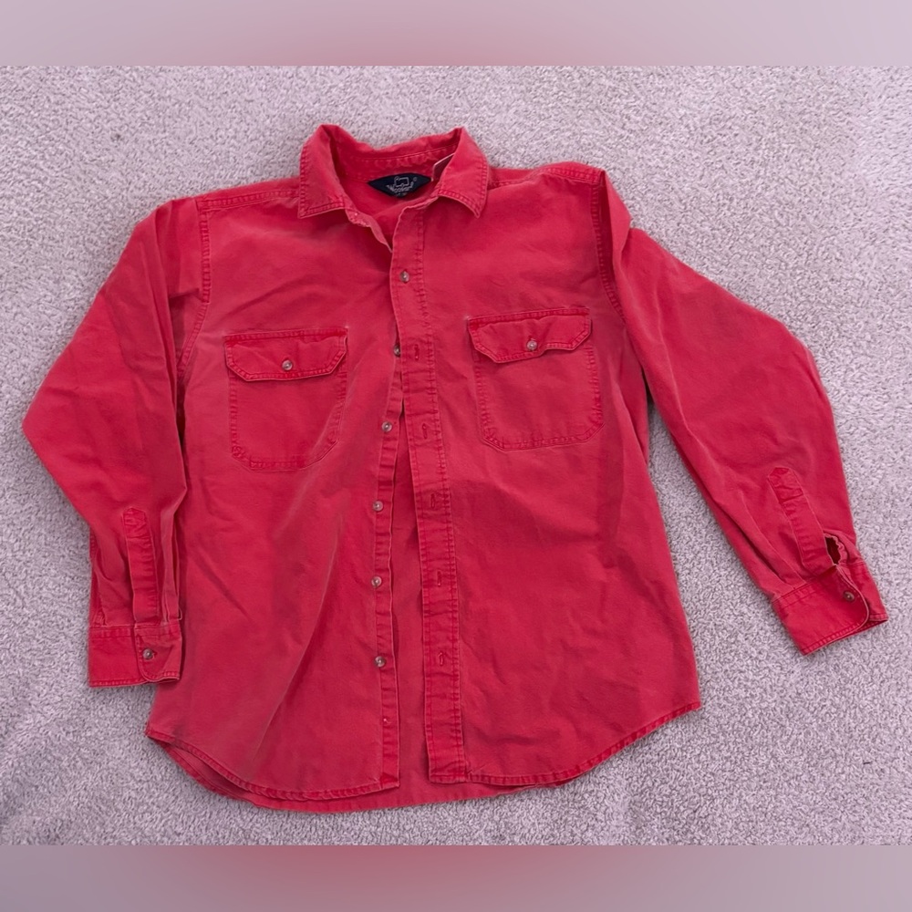Woolrich Red Casual Button Down Shirt
